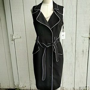 calvin klein trench dress